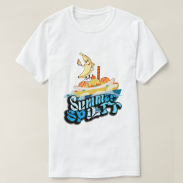 Mikitiez zomer windsurf bananasplit ijs t-shirt