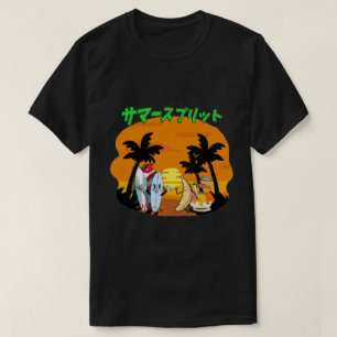 Mikitiez zomer windsurf bananasplit ijs t-shirt