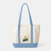 Mikitiez zomer windsurf bananasplit ijs tote bag (Achterkant)