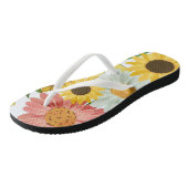 Mikitiez zomerbloemvakantie teenslippers (Schuin)