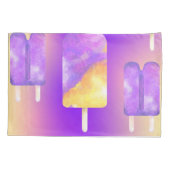 Mikitiez zomerregenboog paarse gouden ijsje kussensloop (Achterkant)