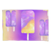 Mikitiez zomerregenboog paarse gouden ijsje kussensloop (Voorkant)