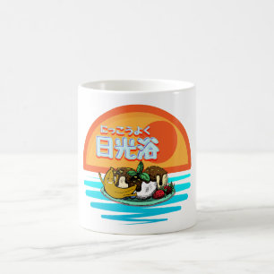 Mikitiez zonnebruin zonnebad bruine zomer windsurf koffiemok