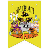 Mikitiez zwarte kat spooky halloween vibes ghouls vlaggetjes (Eerste vlag)