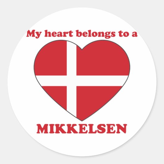Mikkelsen Ronde Sticker (Voorkant)