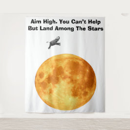 mikken op hoog tapijt wandkleed