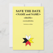 Mi'kmaq/Celtic Save the Date Card (Voorkant)