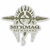 Mi'kmaq (Micmac)2o Sticker (Voorkant)