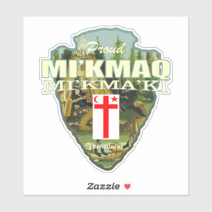 Mi'kmaq (pijlpunt) sticker