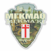 Mi'kmaq (pijlpunt) sticker (Voorkant)