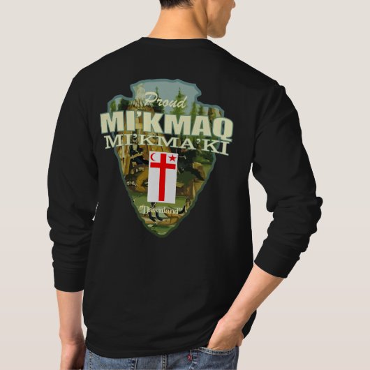 Mi'kmaq (pijlpunt) t-shirt (Achterkant)