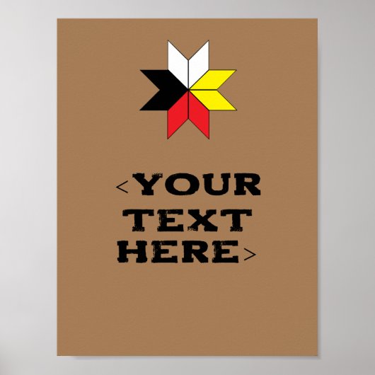 Mi'kmaq Star Print (Voorkant)