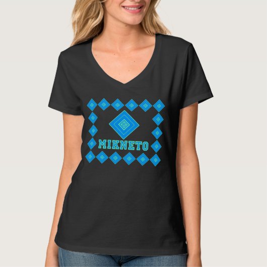 MIKNETO® - V-hals T-shirt (Voorkant)