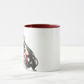 Miko Anime Girl Mok (Midden)