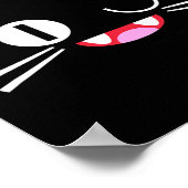 Miko Kuta Neko Cat Cosplay Glitch Video Game Techs Poster (Hoek)