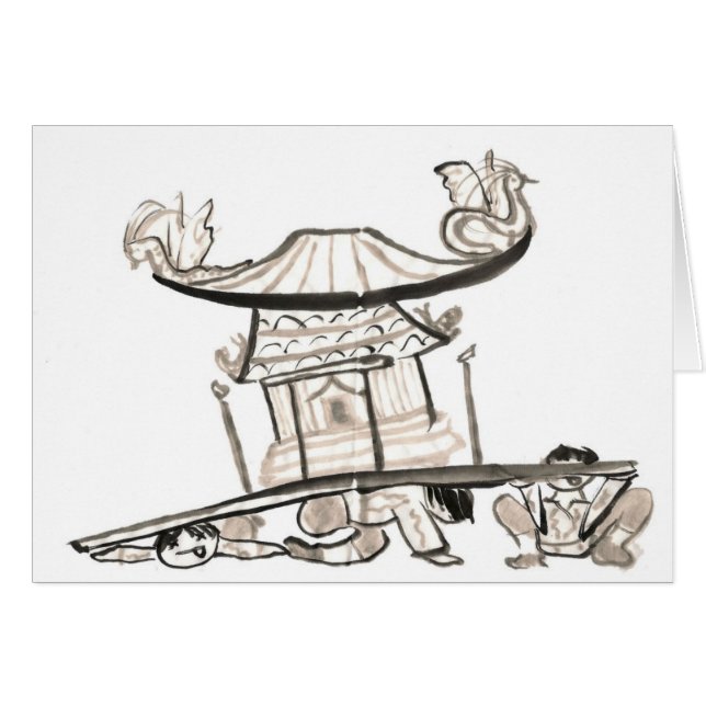 Mikoshi shrine (Voorkant Horizontaal)