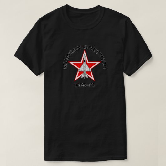 Mikoyan-Gurevich MiG-21 - Rusland Essential T-Shir T-shirt (Design voorkant)