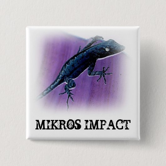 MIKROS IMPACT LIZARD SQUARE BUTTON (Voorkant)