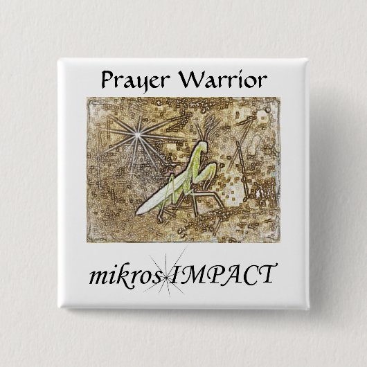 MIKROS IMPACT PRAYER WARRIOR BUTTON (Voorkant)