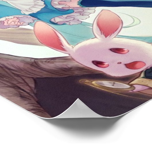 Miku in Wonderland ft Poster (Hoek)