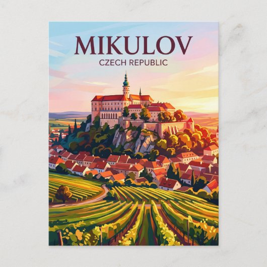Mikulov Tsjechië Briefkaart (Voorkant)