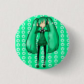 MIKUUUU RONDE BUTTON 3,2 CM (Voorkant)