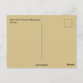Mikve Israel Emanuel Synagoge Curaçao Briefkaart (Achterkant)