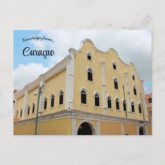 Mikve Israel Emanuel Synagogue Curaçao Briefkaart (Voorkant)
