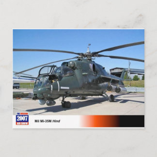 MIL 35 HIND RUSSISCHE HELIKOPTER BRIEFKAART