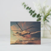 Mil Mi-24 Hind briefkaart (Staand voorkant)