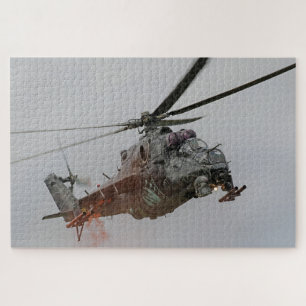 MIL Mi-24 Hind - Iconische aanvalshelikopter Legpuzzel