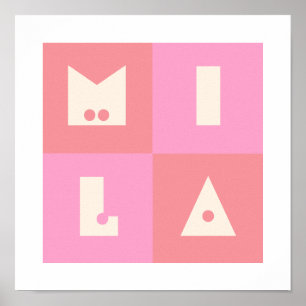 Mila baby naam meisje Poster