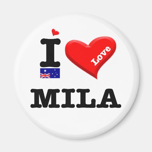 MILA - I Love Magneet (Voorkant)