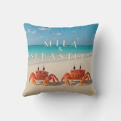 Mila & Sebastian – Persoonlijk buitenkussen (Achterkant)