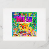 Milaan Epoch Hour Briefkaart (Voorkant)