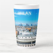 Milaan in Italië mok skyline koffie (Voorkant)