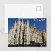 Milaan - Italië Briefkaart (Voorkant / Achterkant)