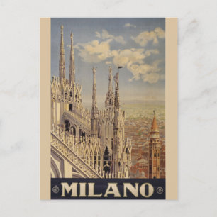  Milaan Italië Cathedral Briefkaart