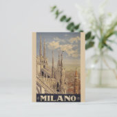  Milaan Italië Cathedral Briefkaart (Staand voorkant)