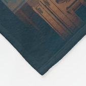 Milaan Italië Duomo di Milano Reizen Kunst Vintage Fleece Deken (Hoek)