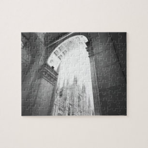 Milaan Italië, Galleria uitzicht op de Dom Legpuzzel