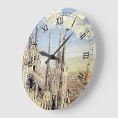 Milaan Italië Gotische Kathedraal Duomo Reisreport Grote Klok (Hoek)