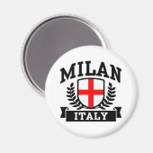 Milaan Italië Magneet (Voorkant / Achterkant)