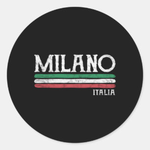 Milaan Italië Milano Italia Italiaans Ronde Sticker