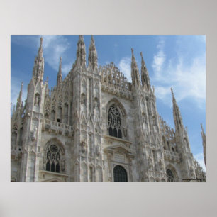 Milaan, Italië poster fotografie