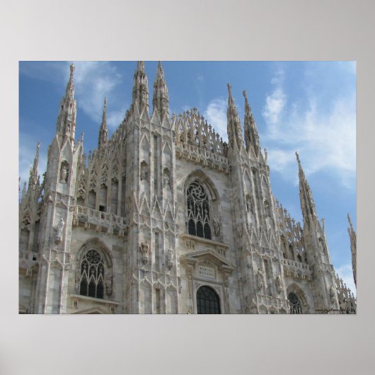 Milaan, Italië poster fotografie (Voorkant)