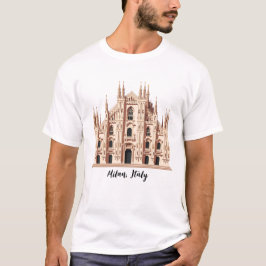 Milaan Italië T-shirt
