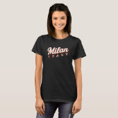 Milaan Italië T-shirt (Voorkant volledig)