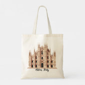 Milaan Italië Tote Bag (Achterkant)