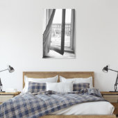 Milaan Italië, uitzicht vanuit het operaraam van L Canvas Afdruk (Insitu (Slaapkamer))